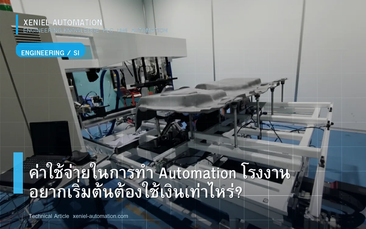 ภาพประกอบ: วางงบ Automation: แยกต้นทุนและประเมินความคุ้มค่าจากข้อมูลจริง