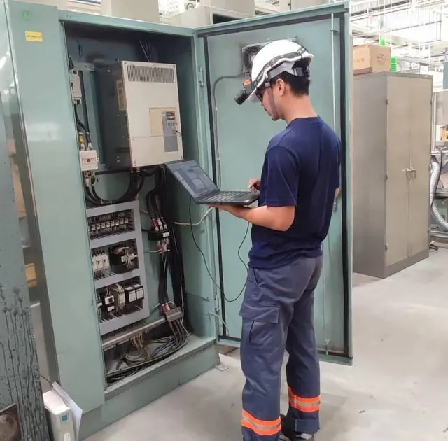 ตรวจระบบ Inverter และ Drive หน้างาน